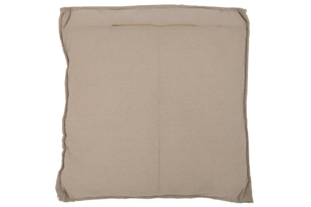 J-Line cushion Square 1 Side - wicker/textile - natural - large