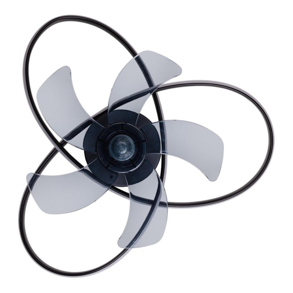 moderne LED Deckenleuchte "RICCIO" inklusive Ventilator, Nachtlichtfunktion, Dimmung und Lichttemperatureinstellung ist mit fest verbauten LEDs bestückt und hat einen ungefähren Øvon 58 cm.