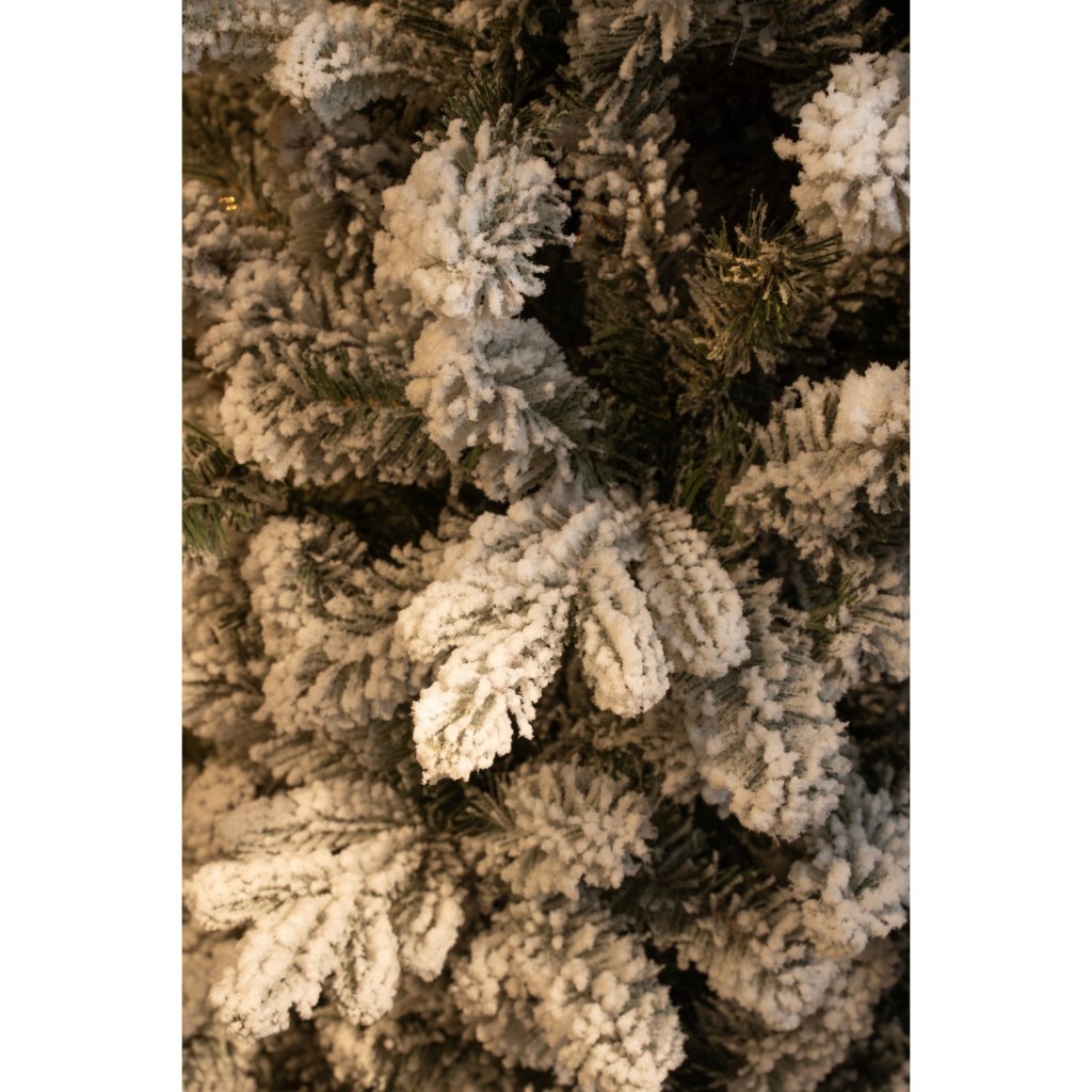 Harma Smalle Kunstkerstboom - H185 x Ø63 cm - Groen Frosted