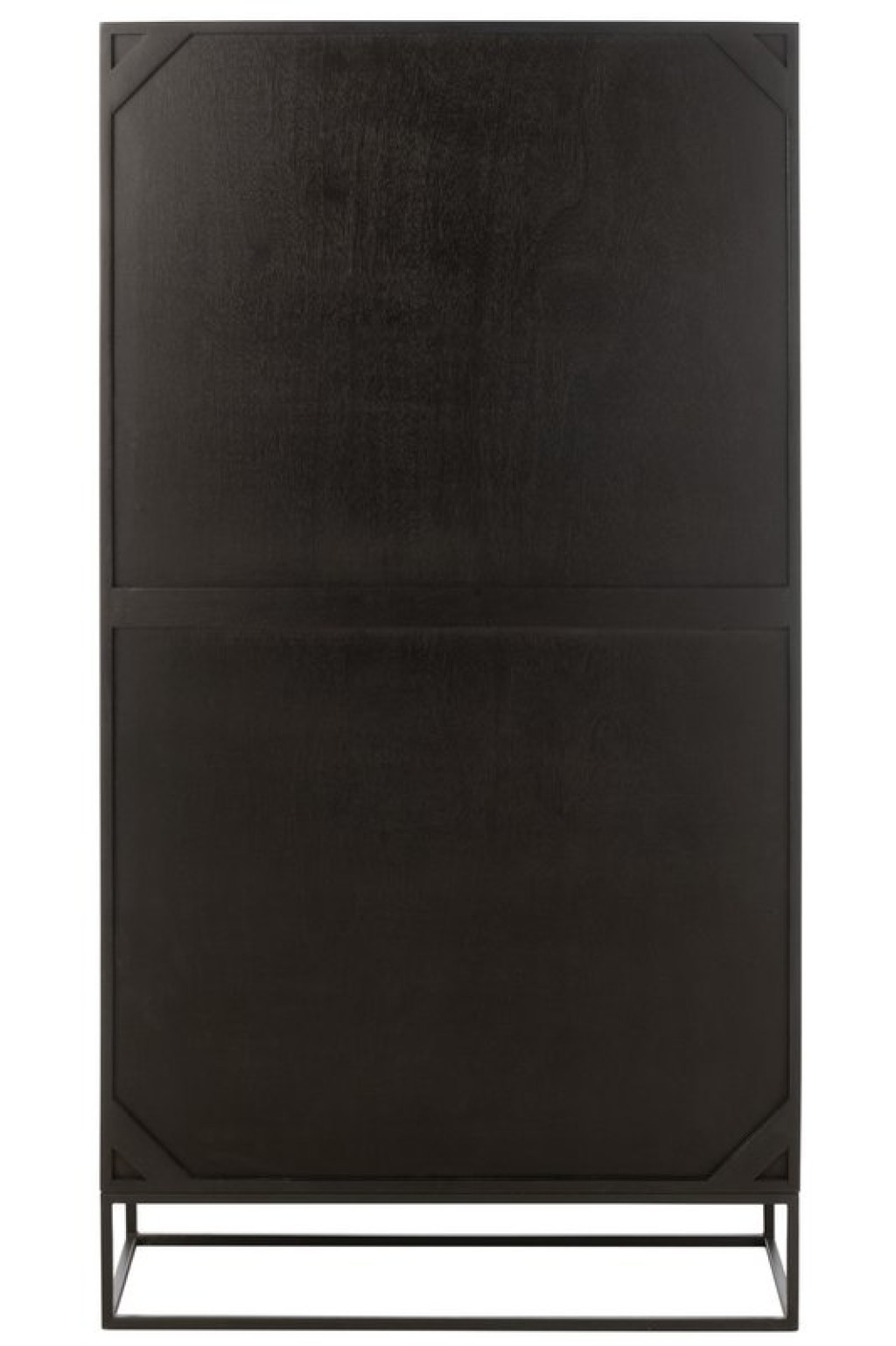 J-Line Rack Fashion Mango Wood/MDF Black