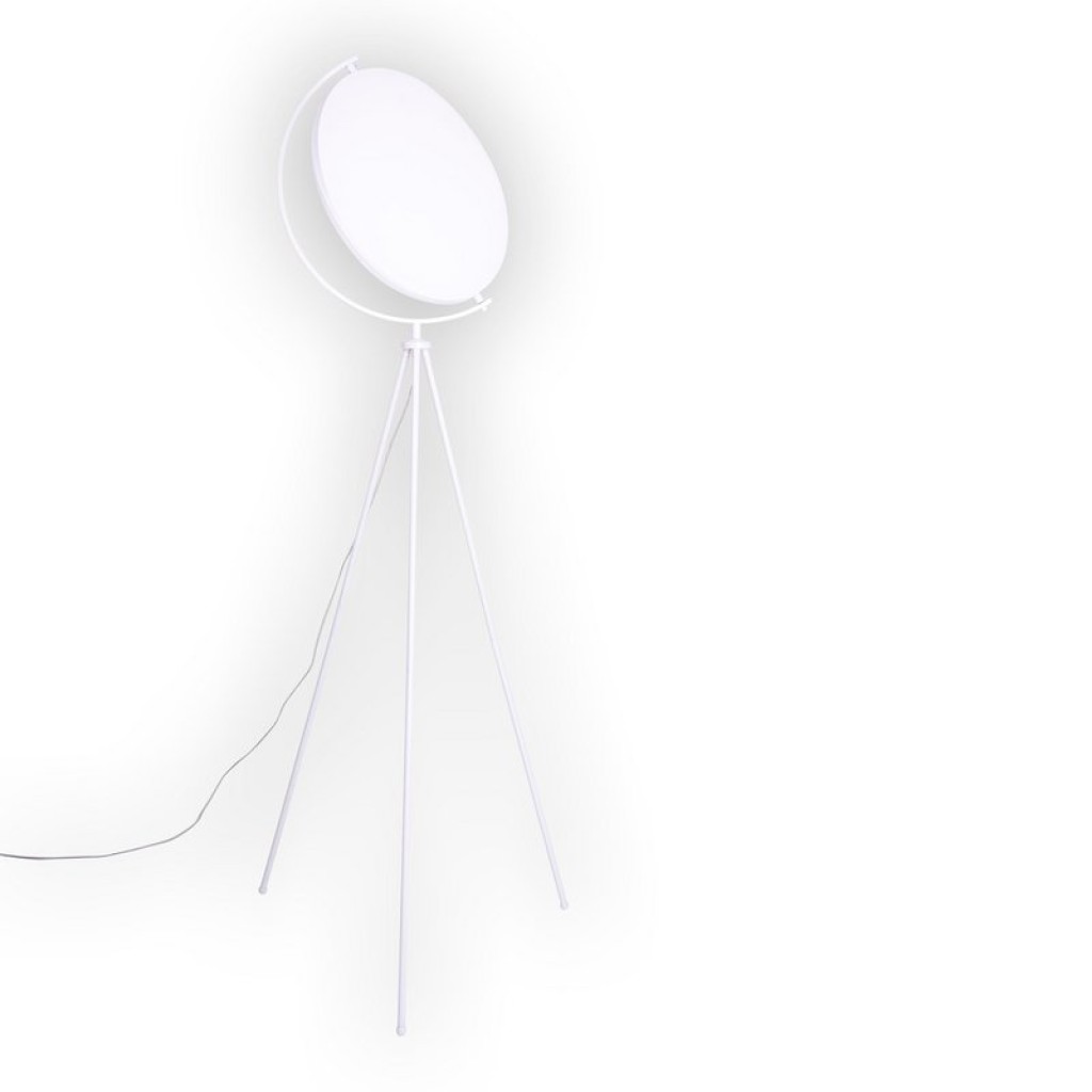 Textile floor lamp "Munega" h: 156cm