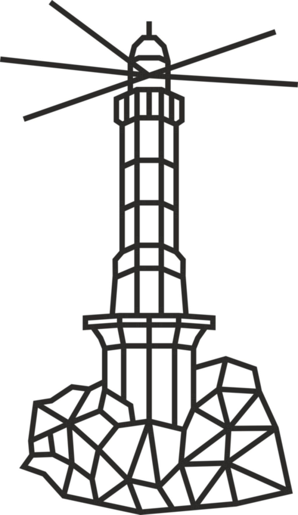 Eco Wood Art Wall Puzzle Lighthouse, 1546, 50.5x87x0.7cm