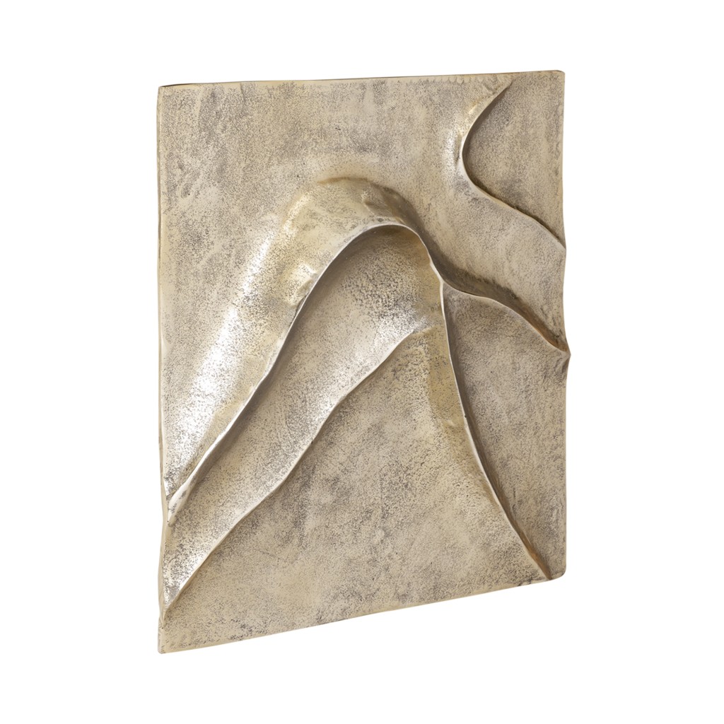 Gihan Gold Casted Alu Wall Panel Wave Lines L