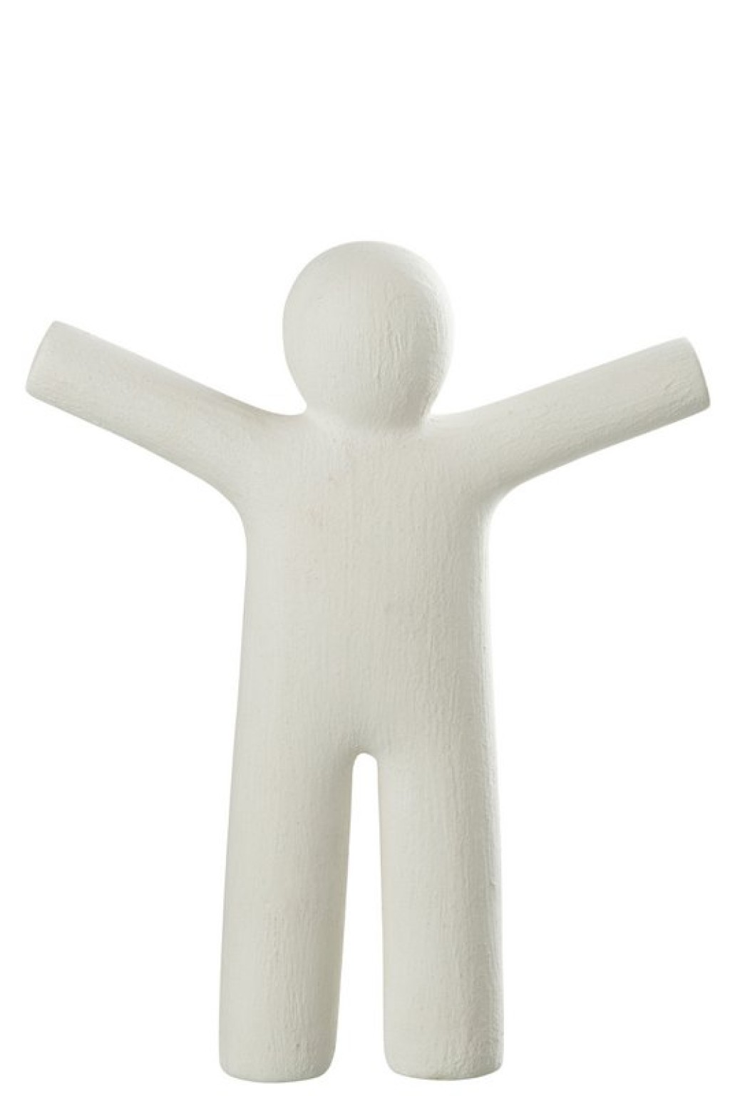 J-Line figure P'tit Maurice - polyresin - white - large