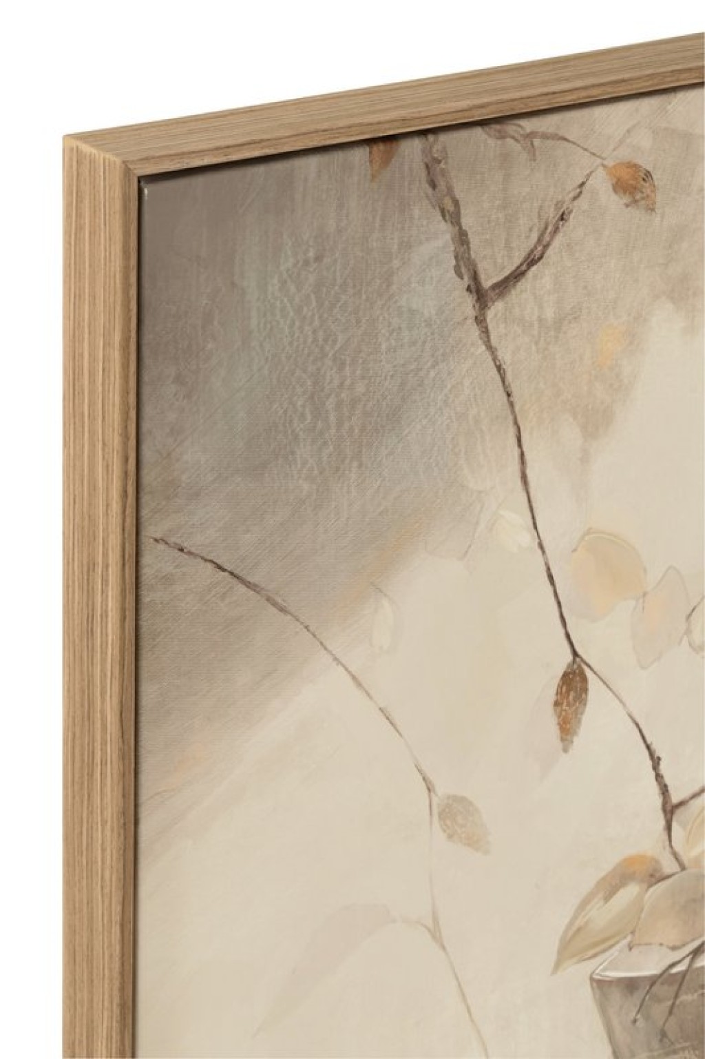 J-Line Painting Bog Acrylic Paint/Canvas White/Natural