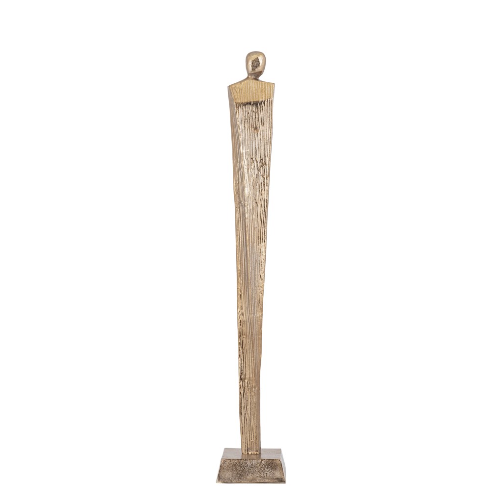 Symon BrownGold Alu Man Shape Statue L
