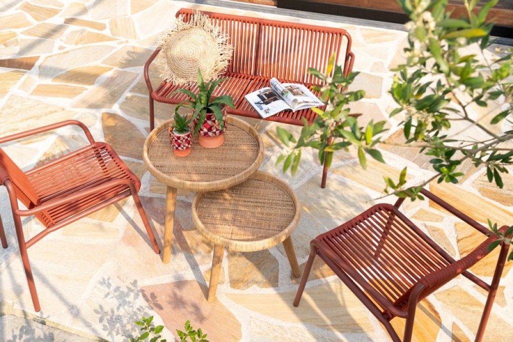 J-Line table Lurne - wood - natural