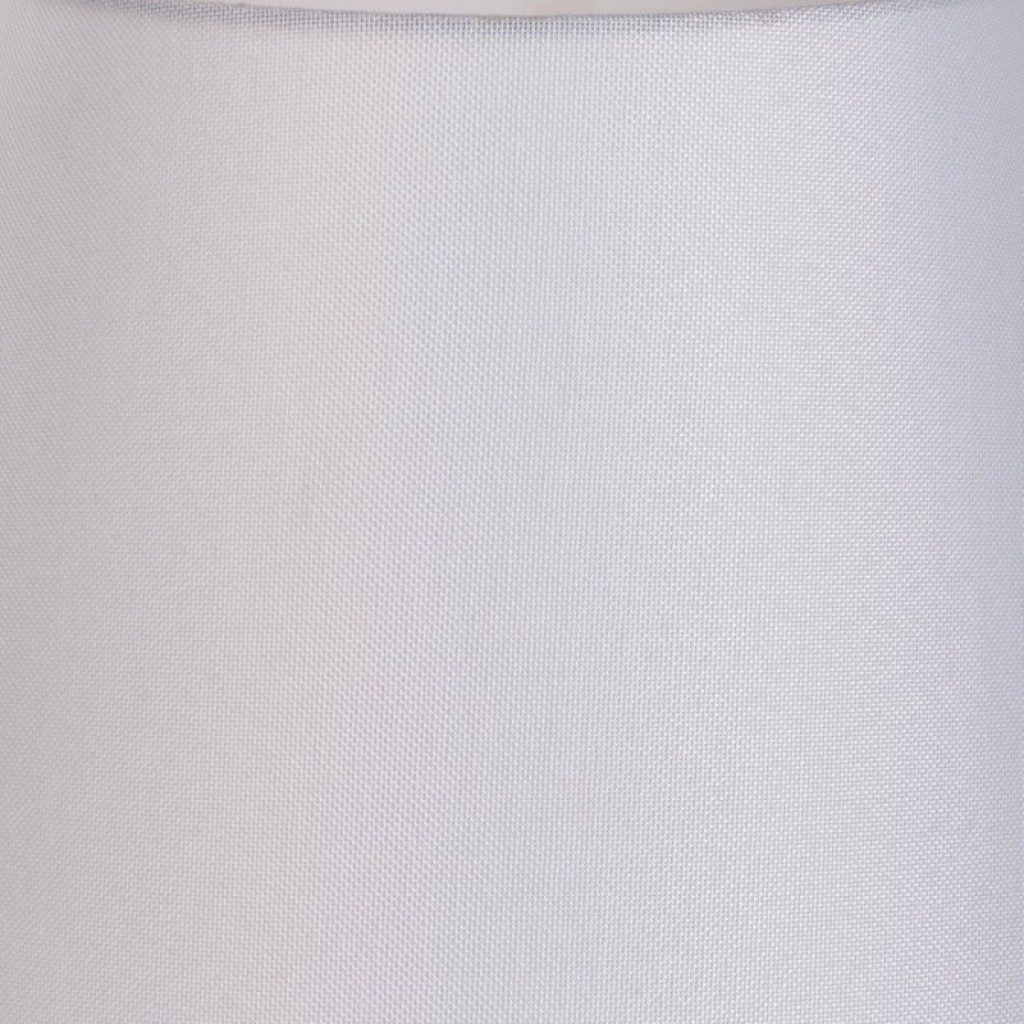 Table lamp "Elina", approx. 50 cm high, made of metal in black/brown, text blades in white, E27
