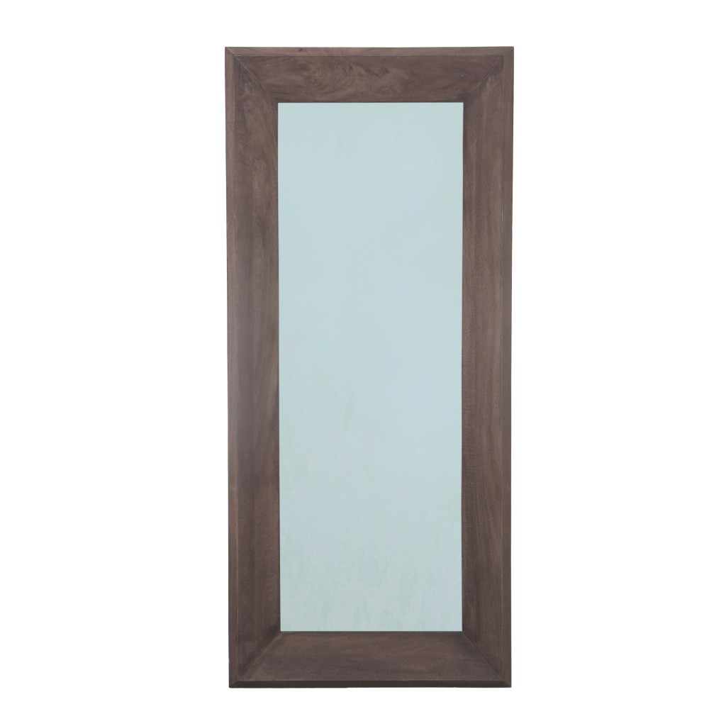 Nicka Brown Mango Wood Rectangle Mirror S