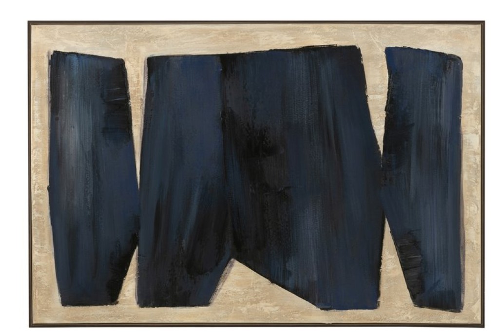 J-Line Painting Pog Acrylic Paint/Canvas Black/Brown