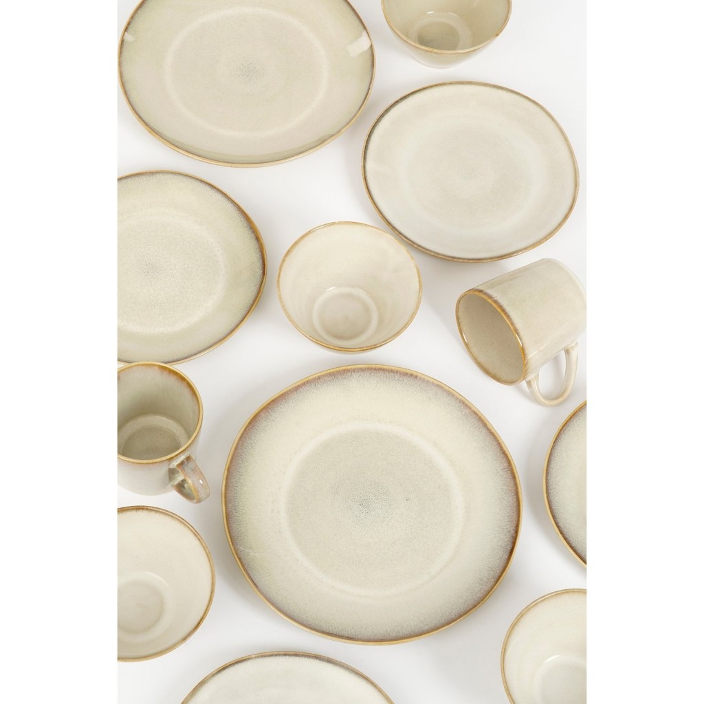 Racco Serviesset 4 Persoons - Steengoed - Beige