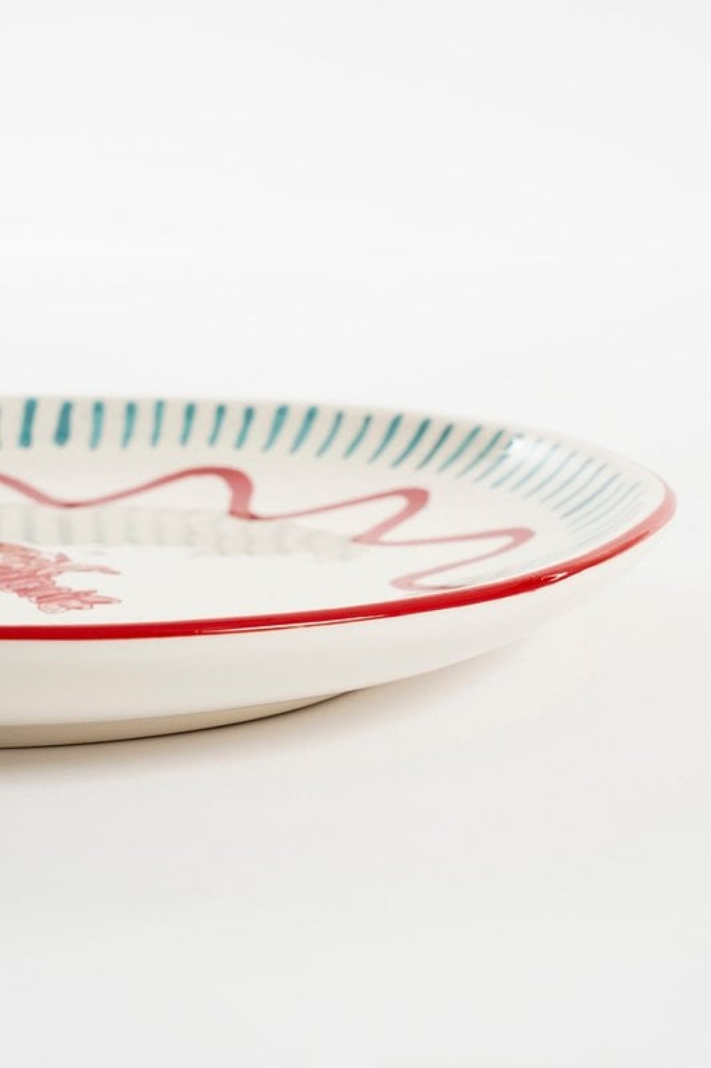 Ariane Dinner plate - Set of 4 - Ø27 cm - Stone goods - Red