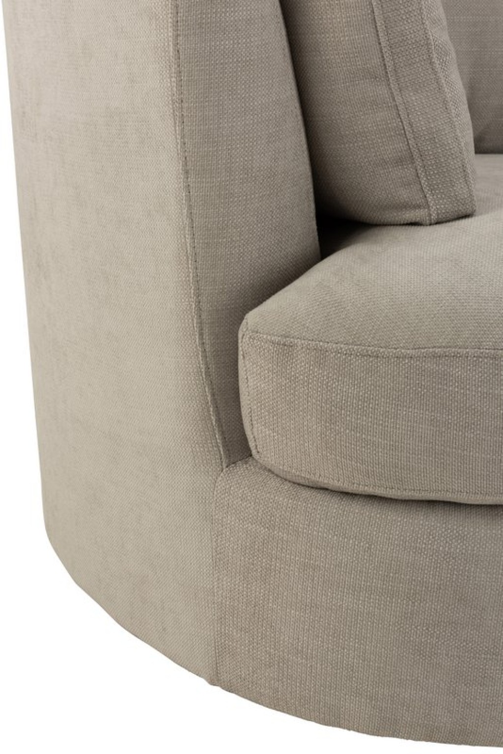 J-Line Lounge chair Swiv Wood/Textile Gray