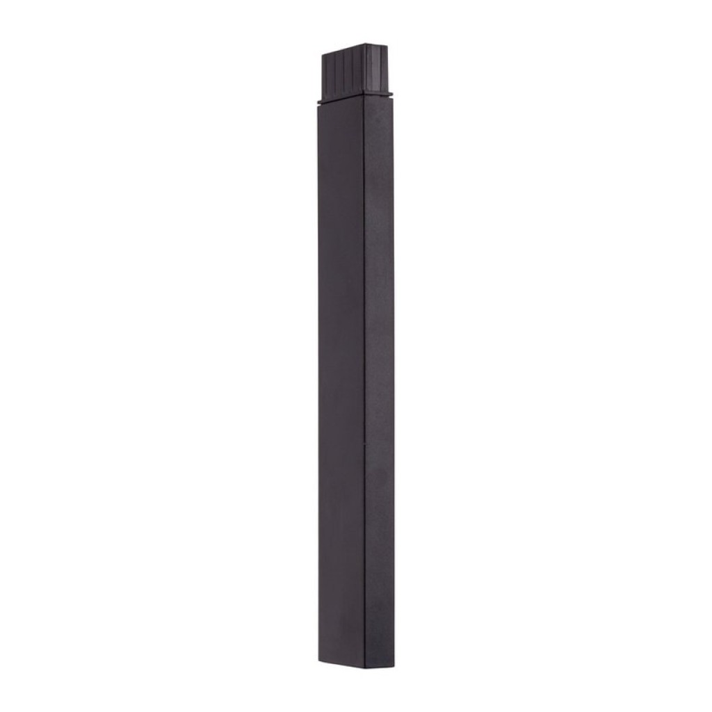 Solar decorative spit "Sigi", 79 cm high, plastic, black, integrated LEDs, warm white