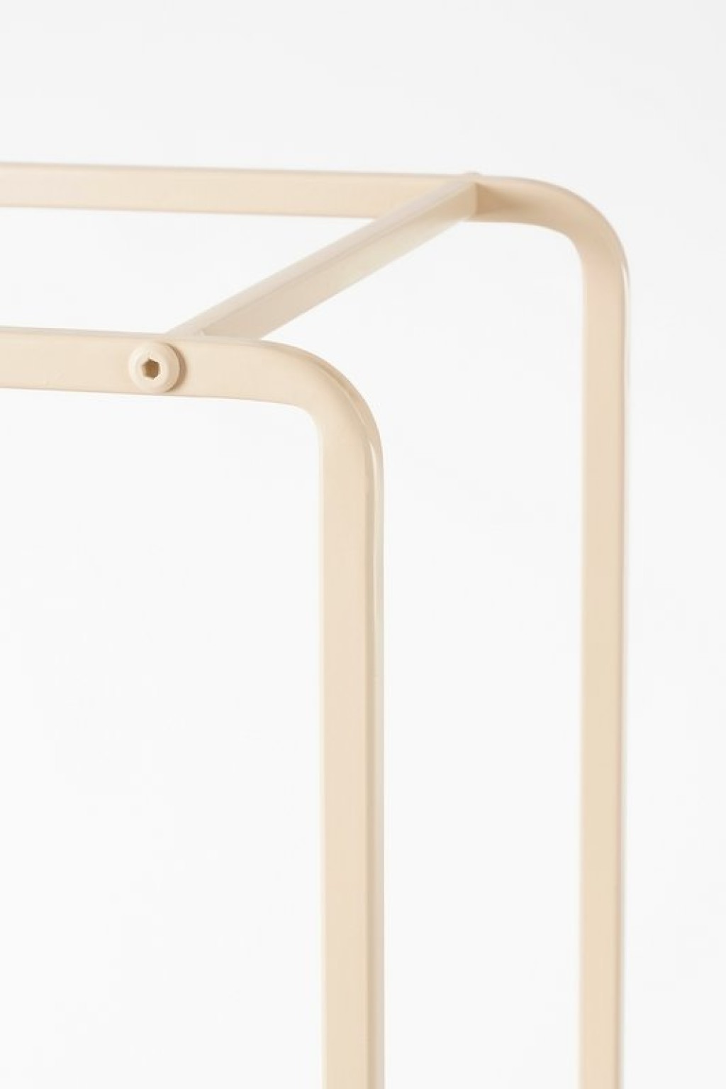 Jules Open Cabinet - L76 x B30 x H178 cm - Metal - Light brown