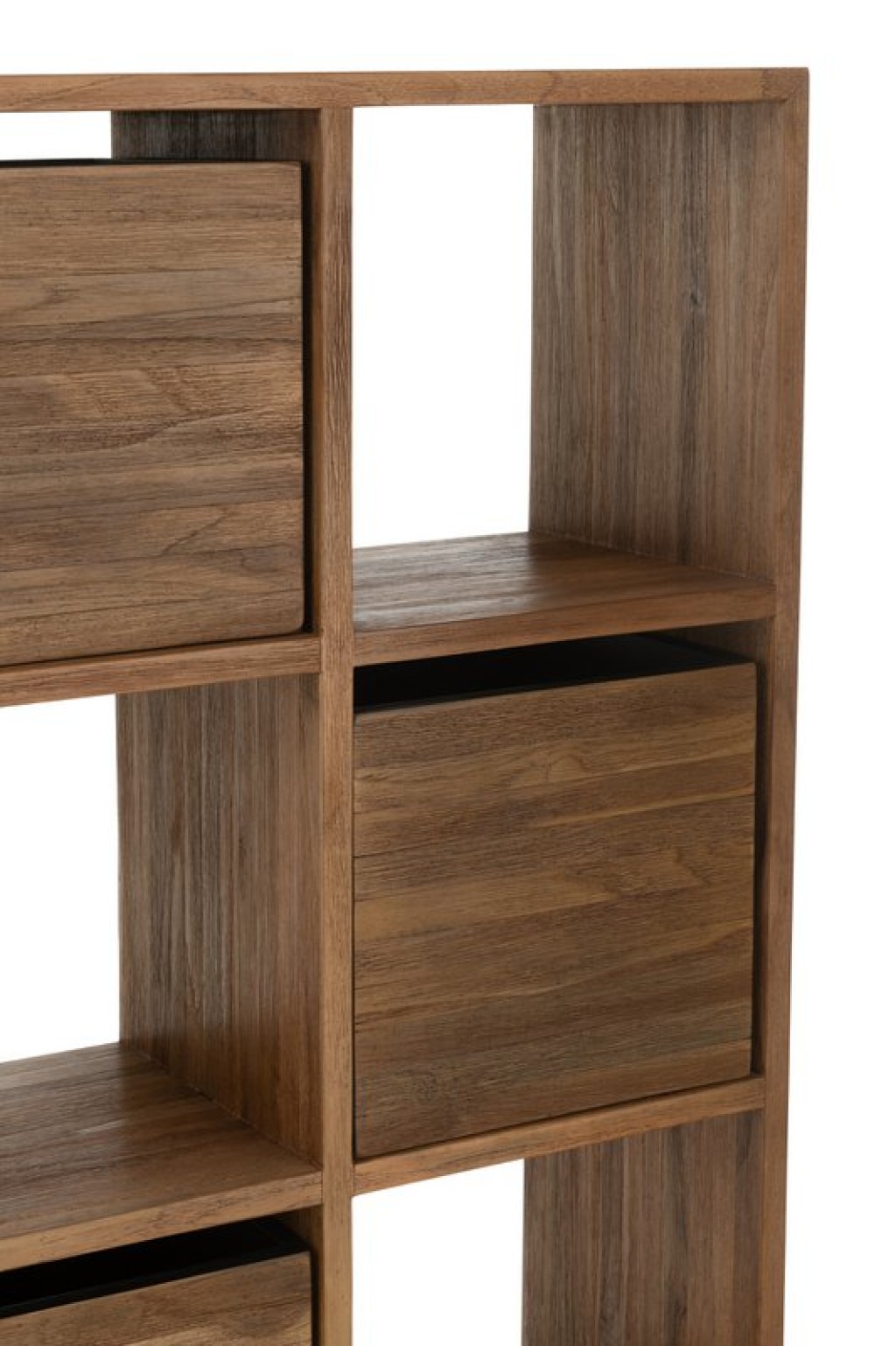 J-Line Cabinet With Drawers Recycled Teak Natural