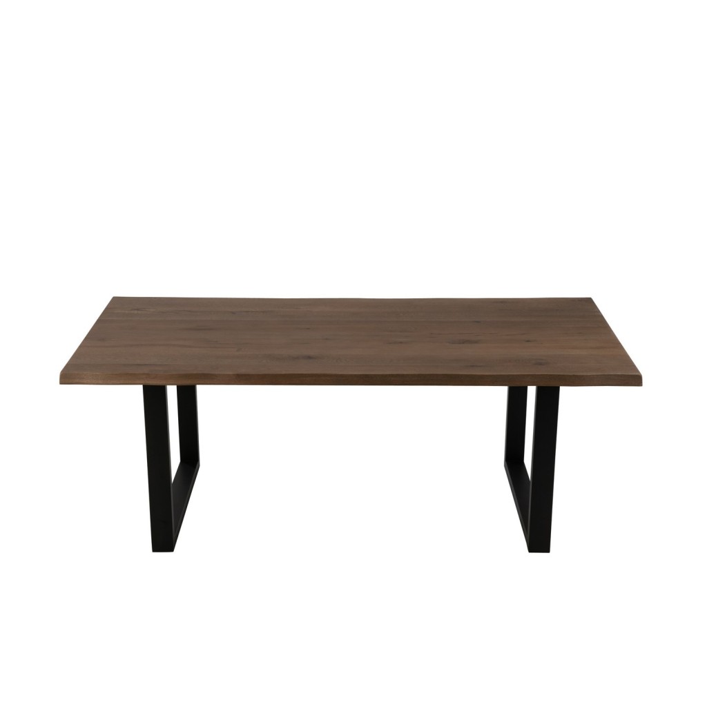 J-Line tafel Poten Rechthoek - metaal - zwart