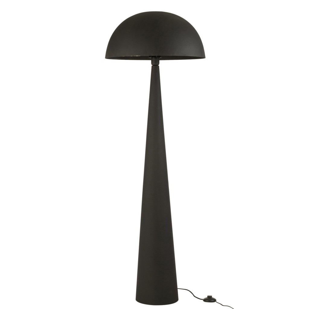 J-Line lamp Paddenstoel - metaal - zwart