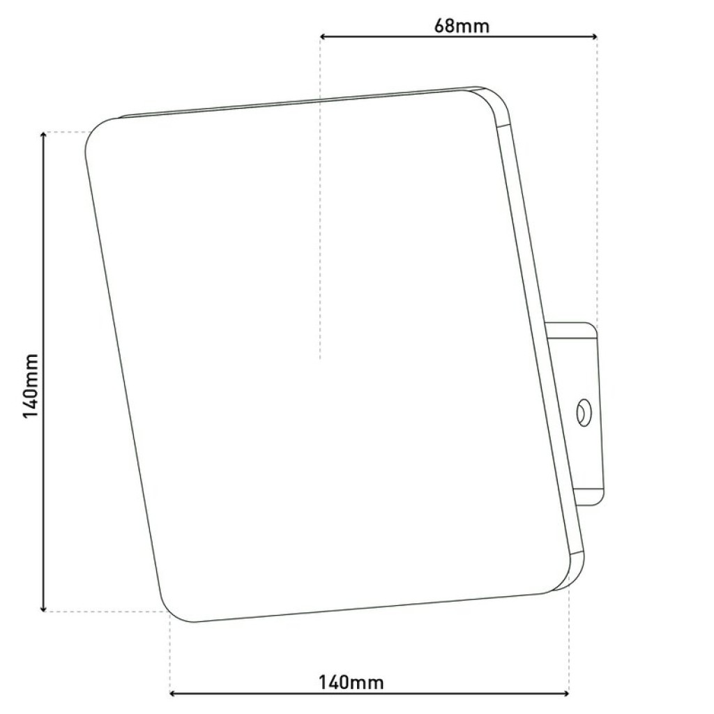 LED wall light "Stan"