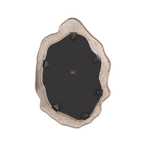 Morina Champagne Alu Mirror Organic Oval Shape