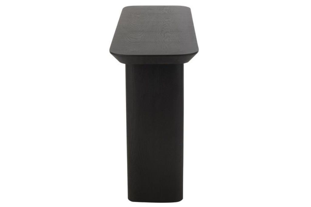 J-Line Console Large Veneer/Fir Wood Black