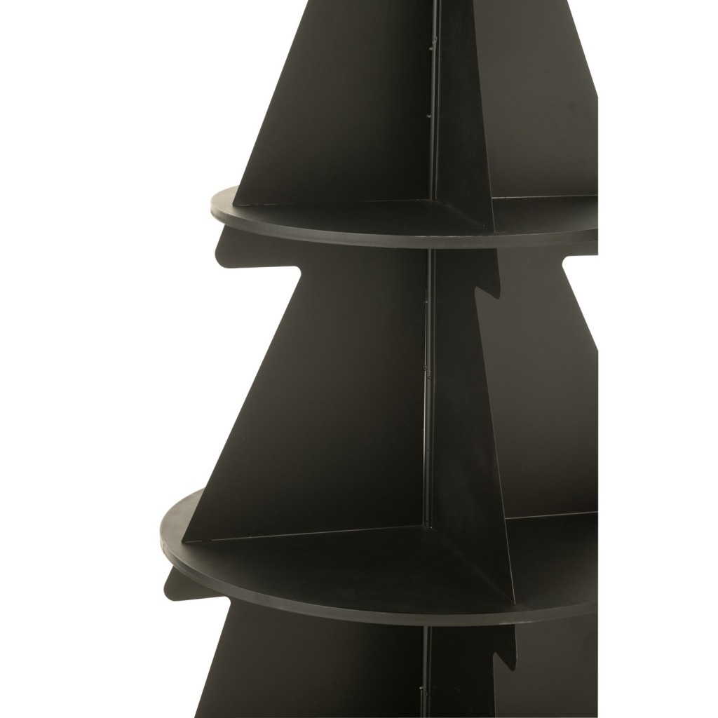 J-Line Rek X'mas Tree Metaal Zwart Large
