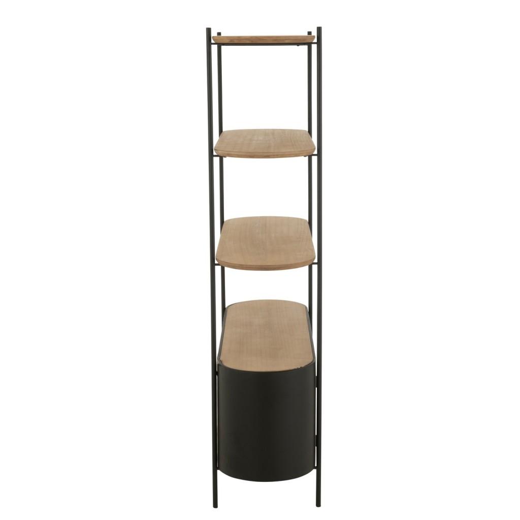 J-Line Rek Uvy Ijzer Naturel/Zwart