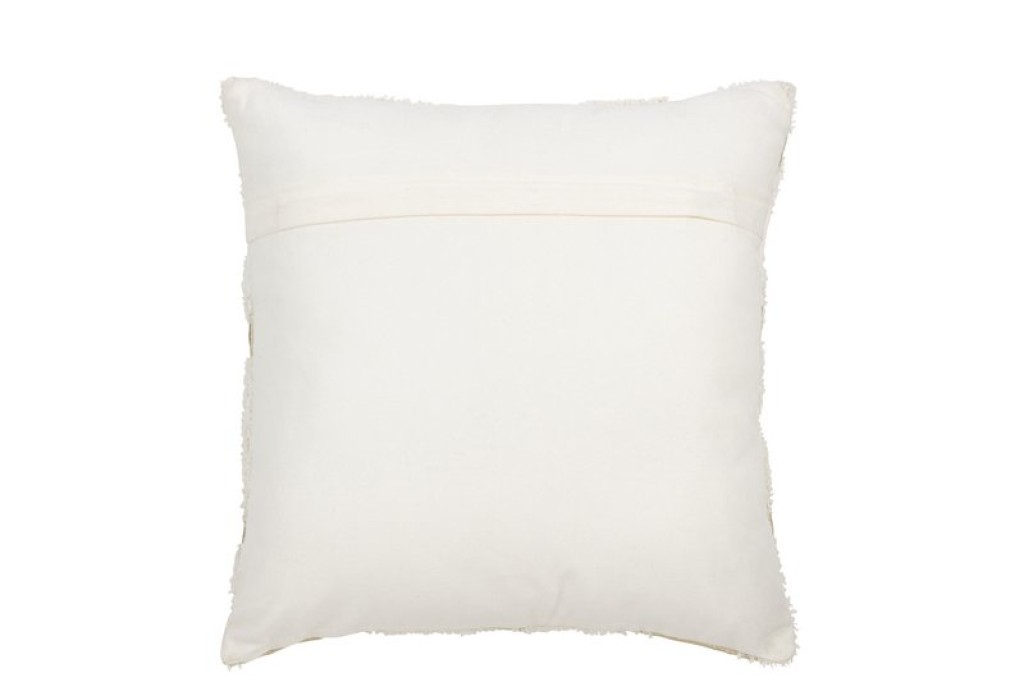 J-Line cushion Foil Print - cotton - white/gold