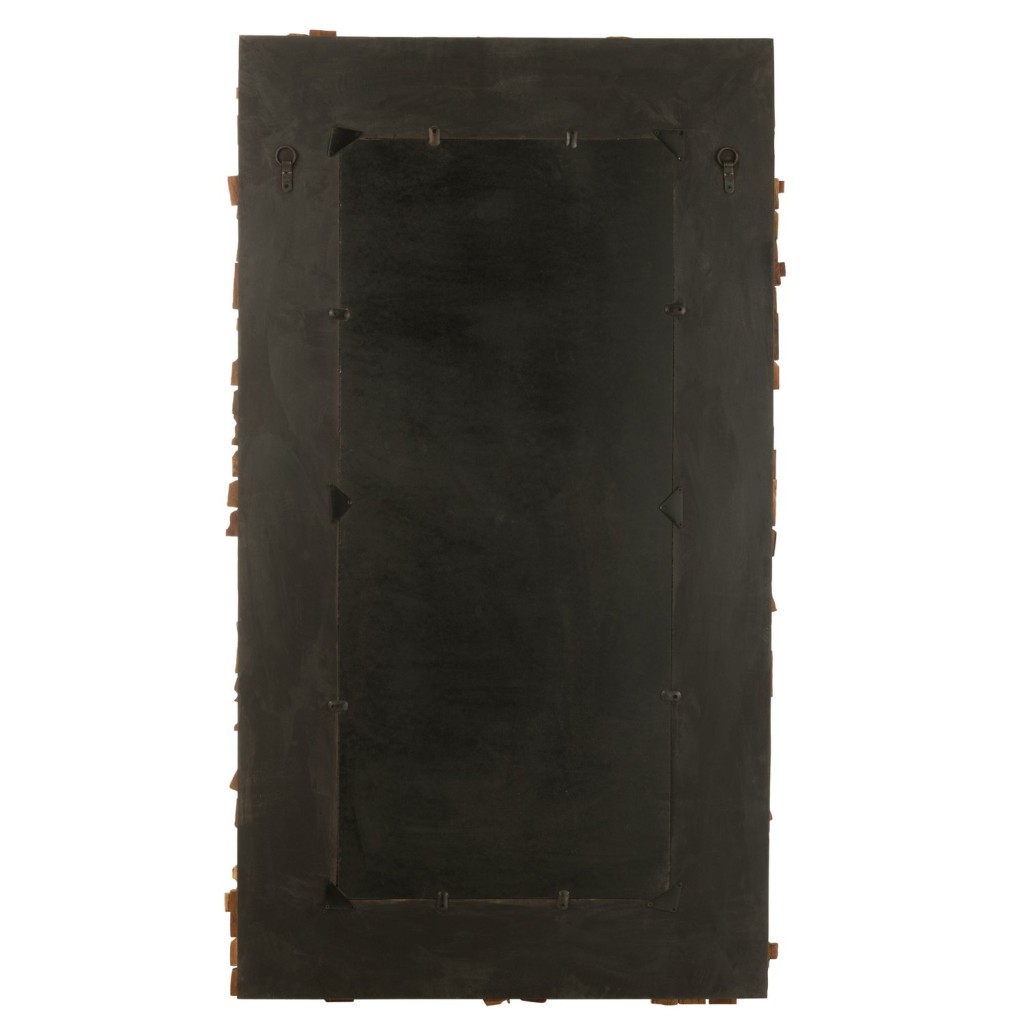 J-Line spiegel Syma - hout/glas - naturel - large - 100 x 180 cm