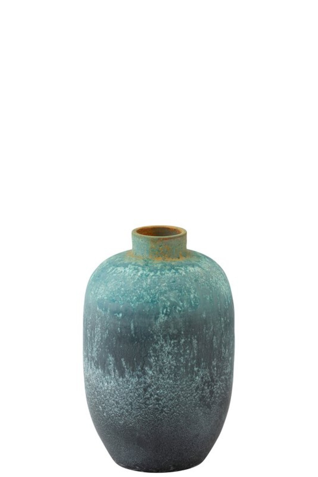 J-Line Vase Vintage Ceramic Azure Small