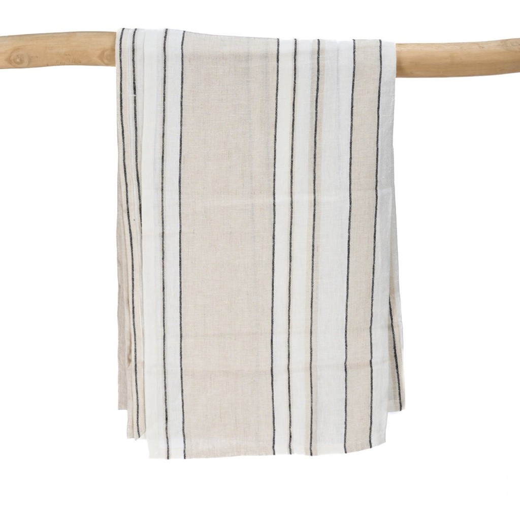 Het Provence Tafelkleed - Naturel Zwart Wit - 150x250