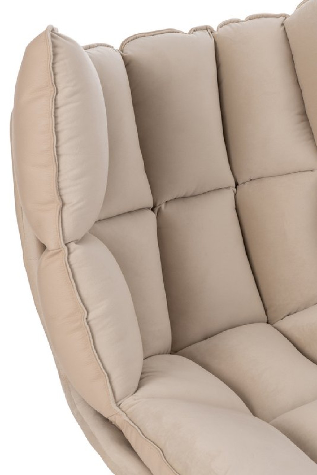 J-Line chair Relax Cushion - textile/metal - beige