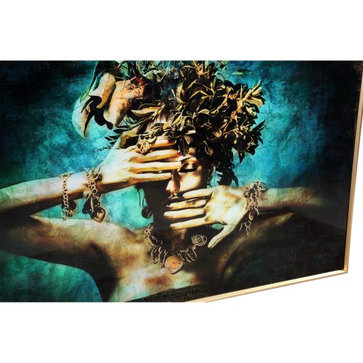 Melani Glass Art Wall Picture Embrace Nature Wide