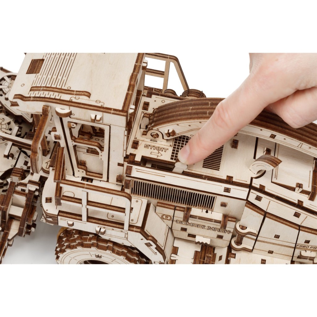 Eco Wood Art (EWA) 3D Houten Puzzel, Harvester Forage FS 80 PRO, 3823, 15,3x34,1x18,6cm
