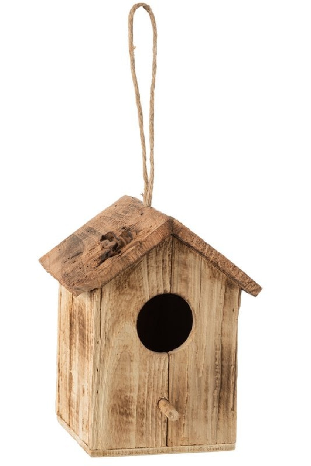 J-Line Bird Box Basic Wood Beige