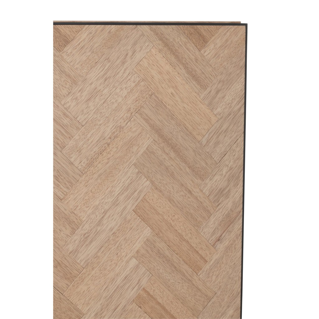 J-Line dressoir 4 Deuren Zigzag - hout/metaal - naturel/zwart