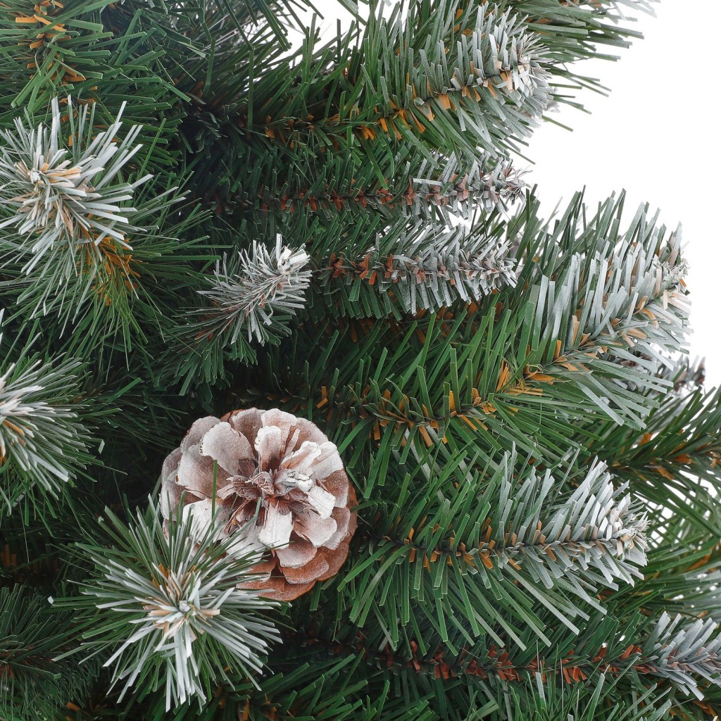 Empress Kunstkerstboom in Jute - H90 x Ø71 cm - Frosted Green