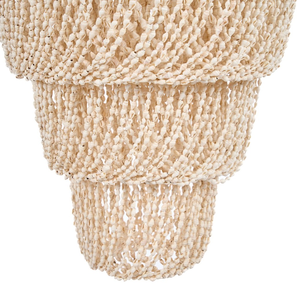 De Lagoon Shell Kroonluchter - Naturel - L
