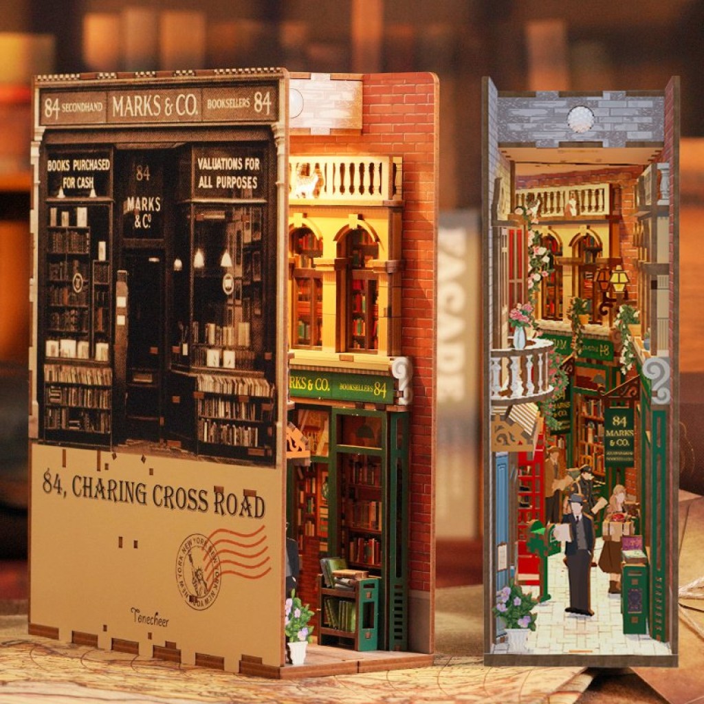 Tonecheer, DIY Book Nook, 84 Charing Cross Road, TQ114, 18 x 8 x 24,5 cm