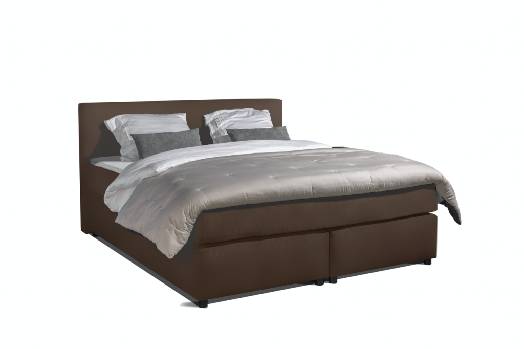 Mörgenn Boxspring Parga - Lederlook - Complete set - 140x200