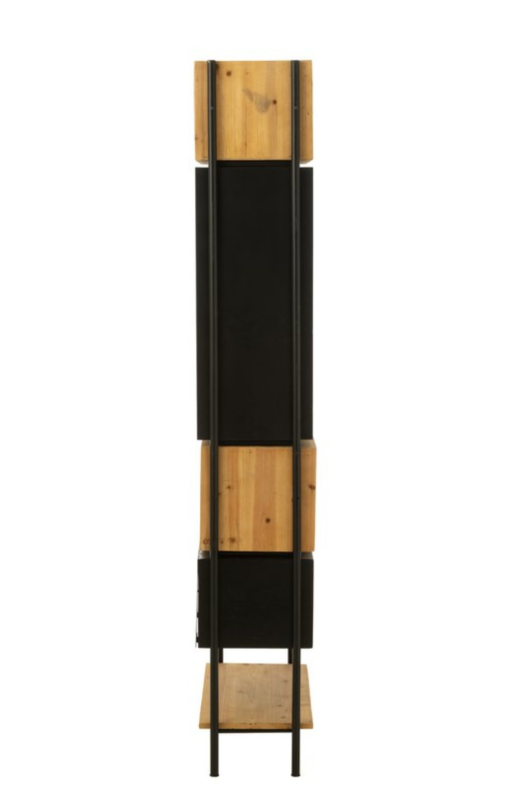 J-Line Shelf Tina Wood/Iron Black/Natural Small