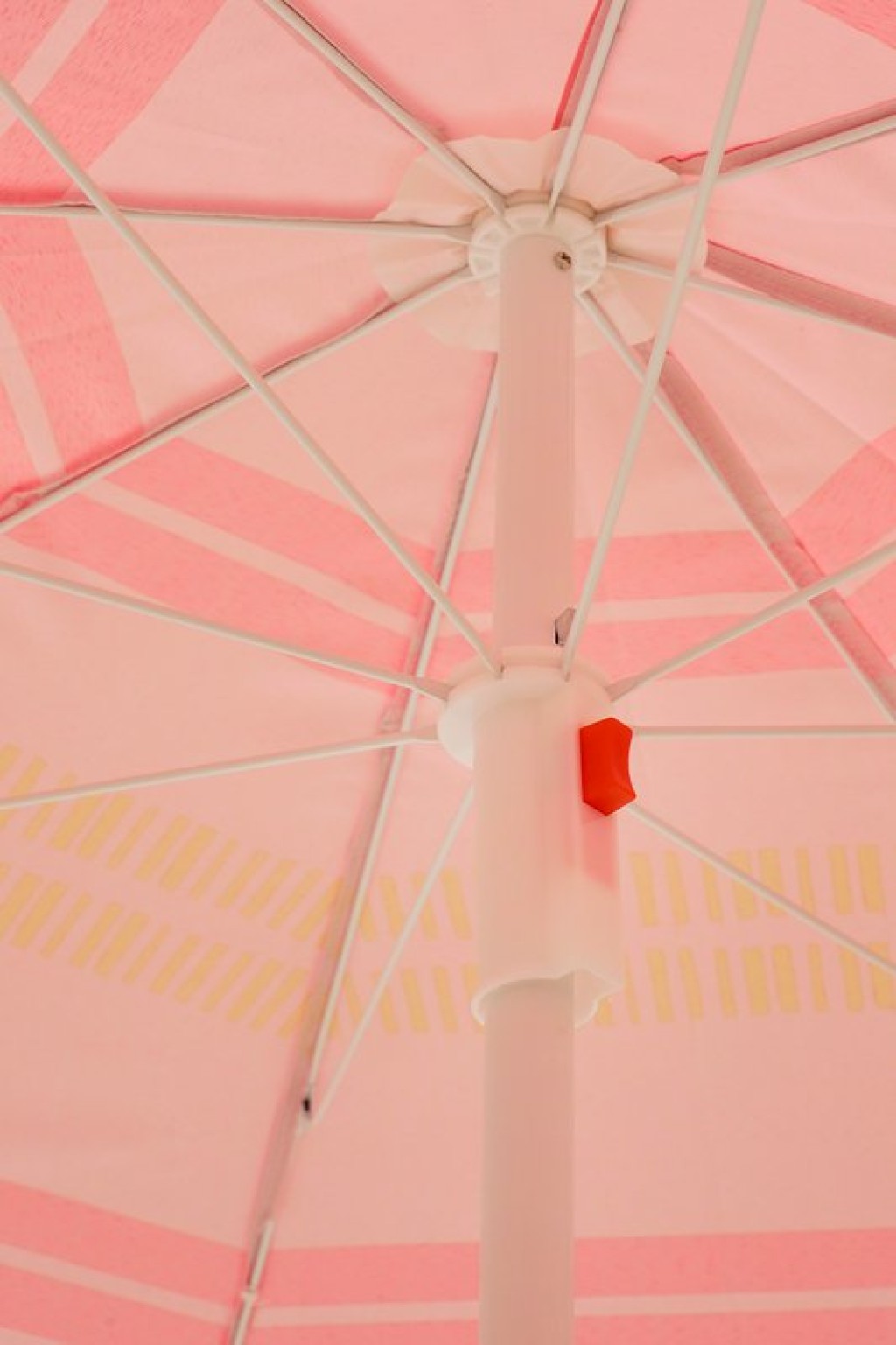 Stripe Strandparasol - H180 x Ø160 cm - light pink