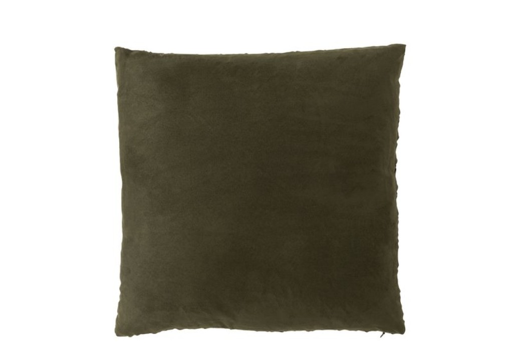 J-Line cushion Woven - polyester - green