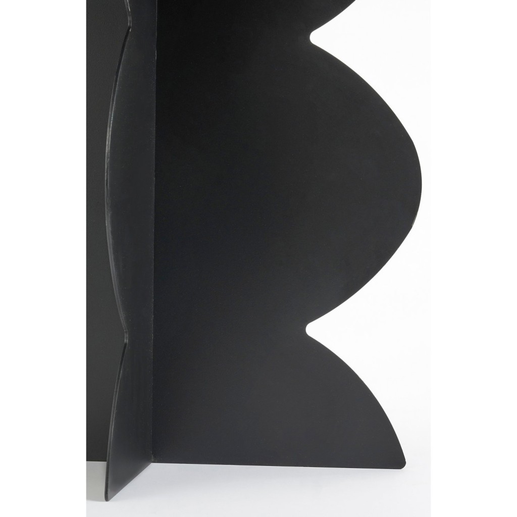 Rafi Bijzettafel - H40 x Ø45 cm - IJzer - Zwart