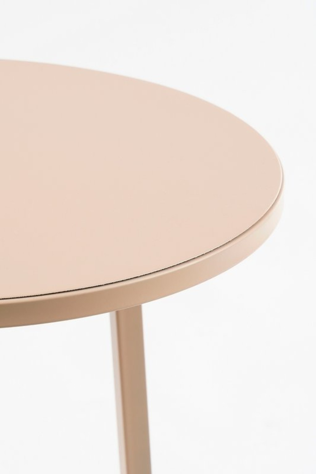 Adine Plant Table - H80 x Ø30 cm - Metal - Light pink