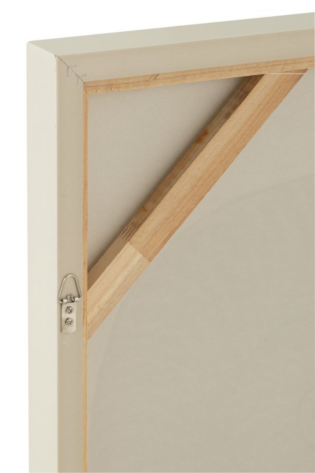 J-Line Painting Shell Acrylic Paint/Canvas White