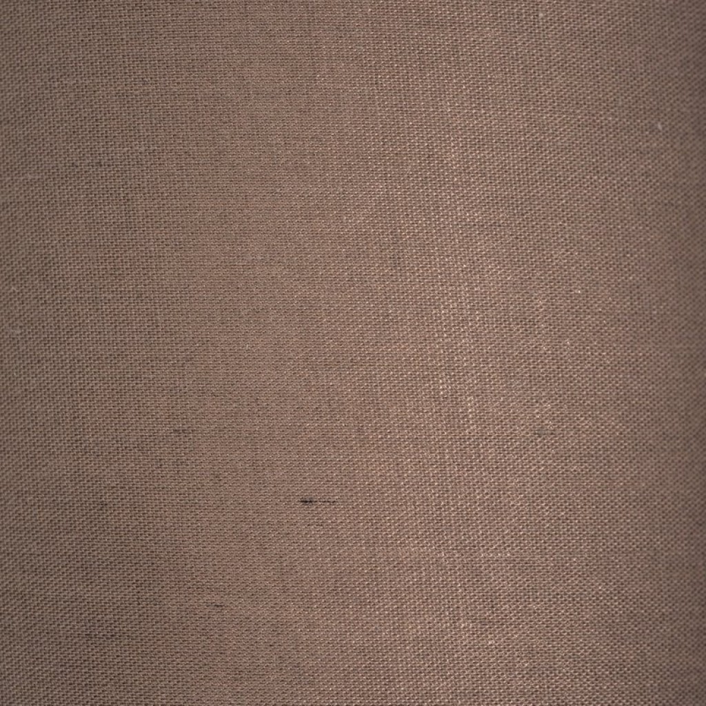 2-seater wall and ceiling lamp "Maron" made of metal-satin-matt with fabric umbrellas in brown, with E14 socket, lamp for living room, dining room, hallway and office, 46 x 12 cm