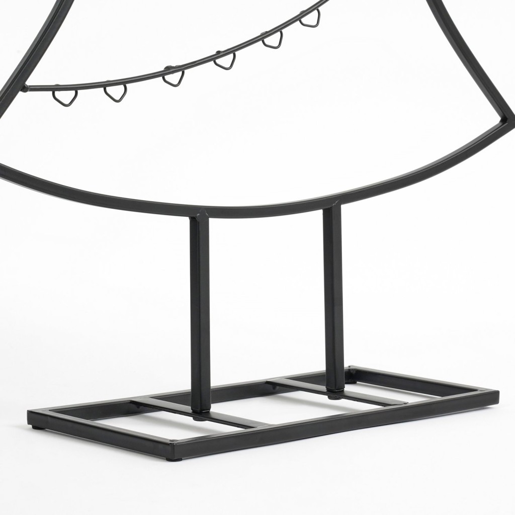 Decoratie Kerstboom - L50 x B15 x H105 cm - IJzer - Zwart