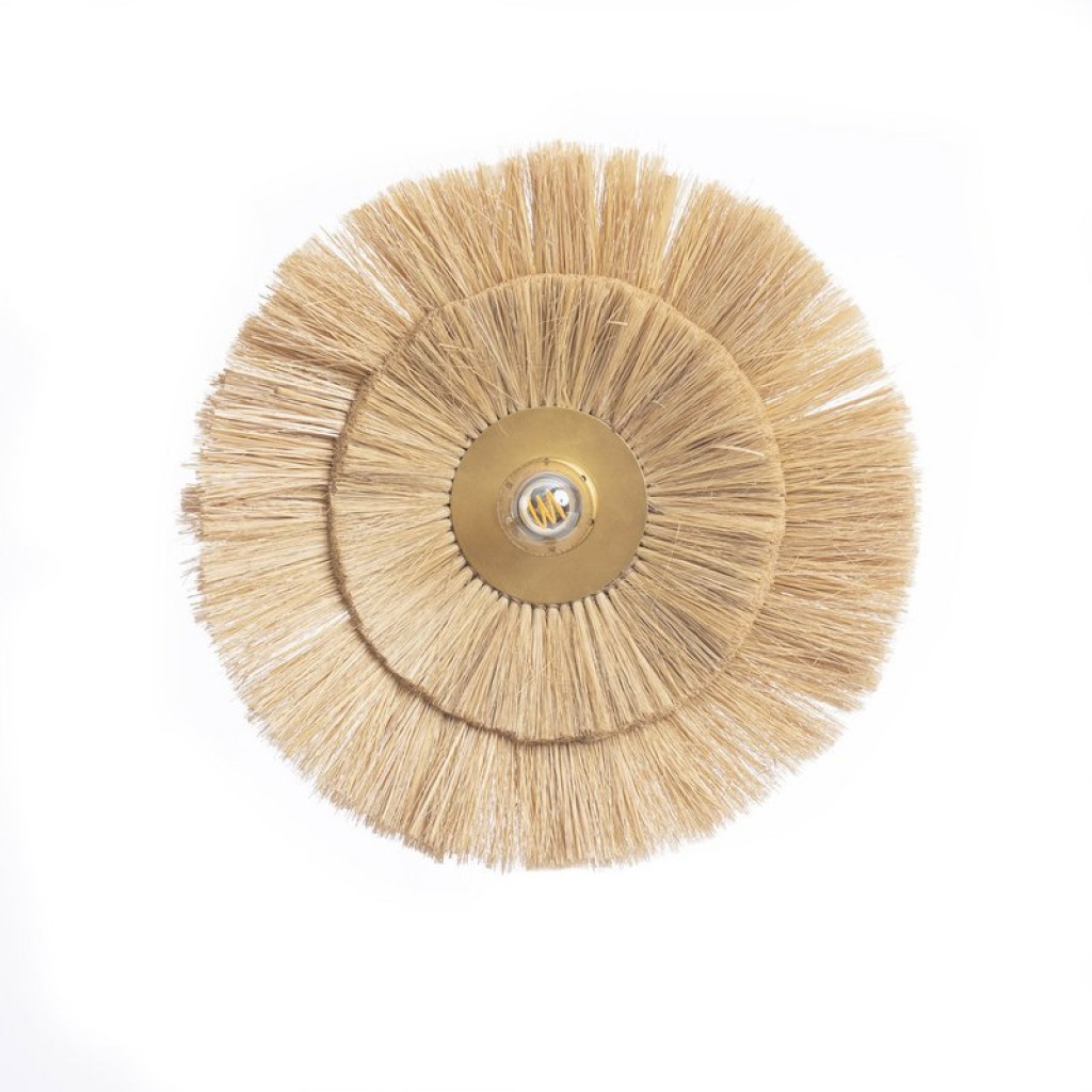 The Double Trouble Wall Lamp - Natural Gold - M