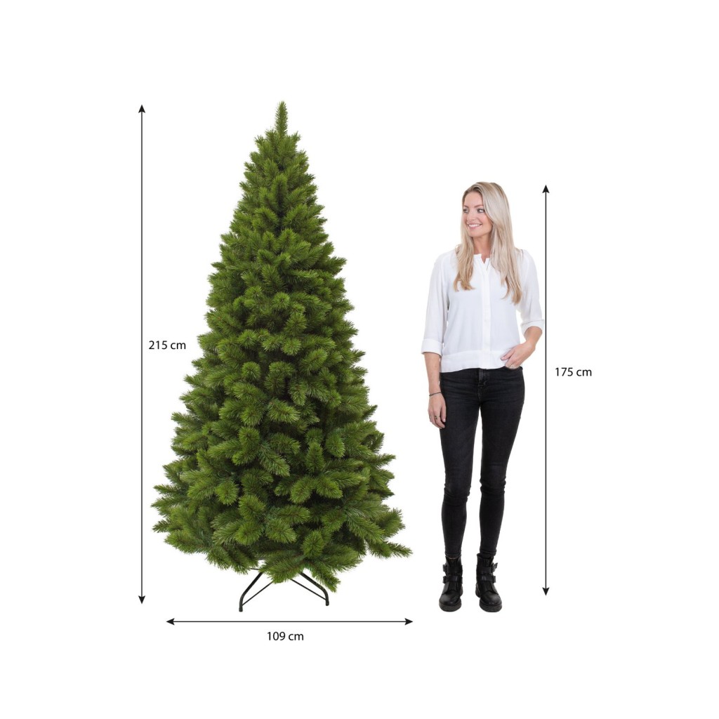 Camden Kunstkerstboom Slim - H215 x Ø109 cm - Groen